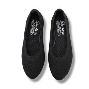 Skechers Cleo 2.0 Love Spell Flats Womens 6 Black Slip On